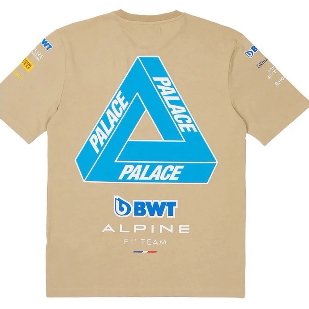 Palace x Kappa x Alpine racing F1 tri ferg tee XL brand new ds rare tri-ferg